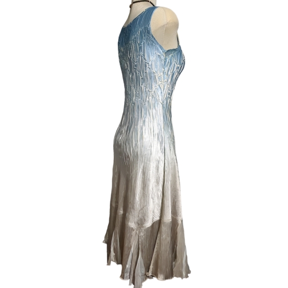 Komarov Luxury Designer Flare pleated Dress Size S - Picture 12 of 16